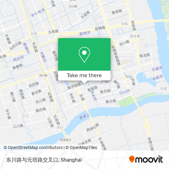 东川路与元培路交叉口 map