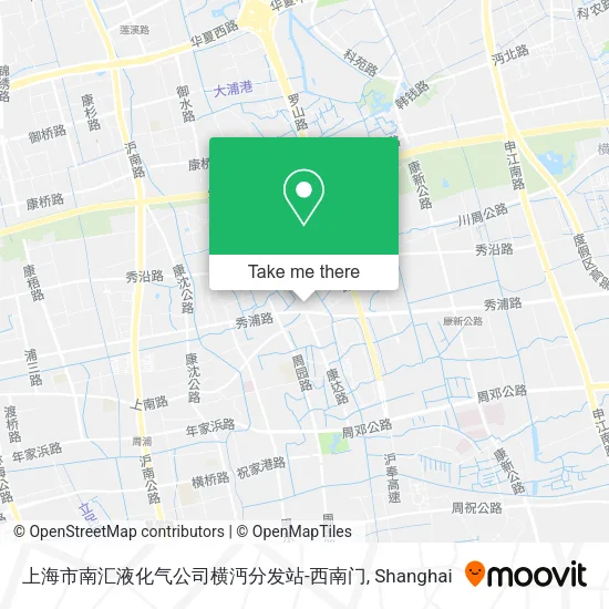 上海市南汇液化气公司横沔分发站-西南门 map
