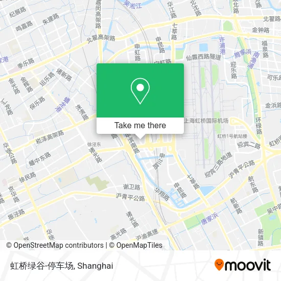 虹桥绿谷-停车场 map