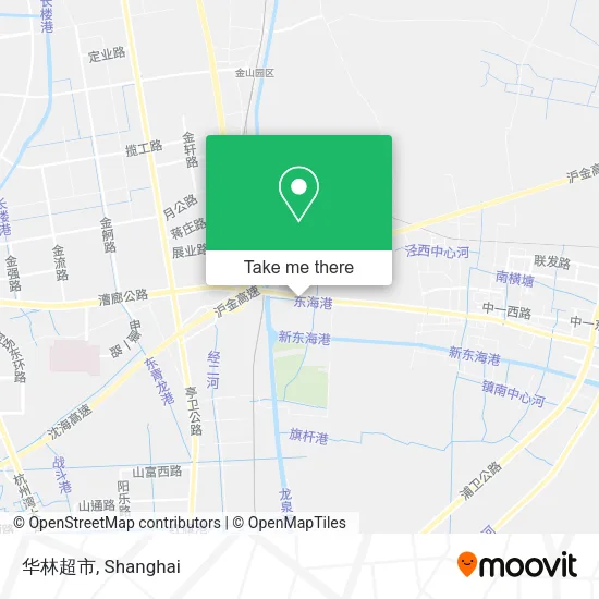 华林超市 map
