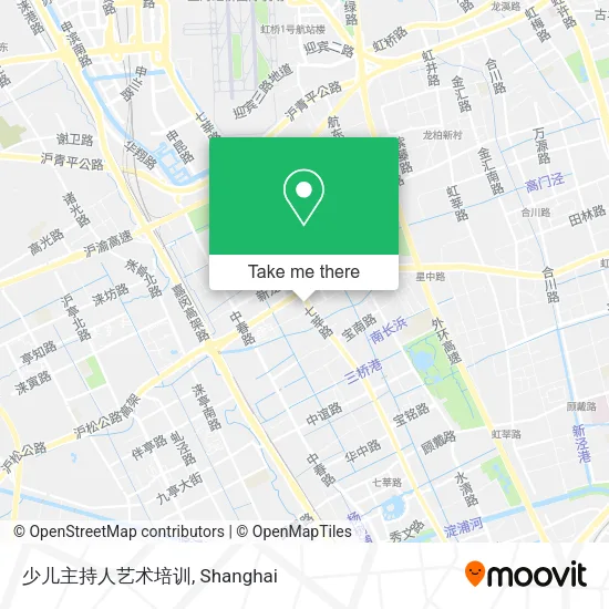 少儿主持人艺术培训 map