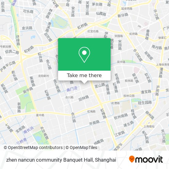 zhen nancun community Banquet Hall map