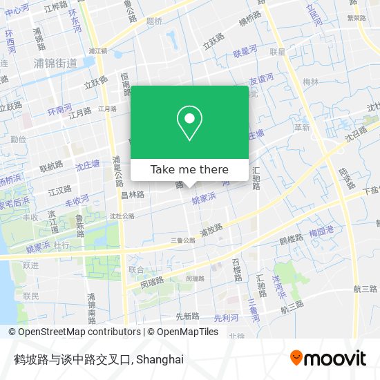 鹤坡路与谈中路交叉口 map