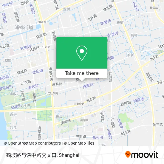 鹤坡路与谈中路交叉口 map