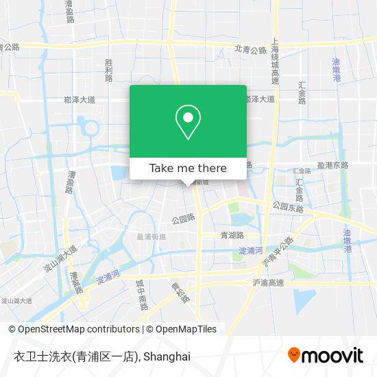 衣卫士洗衣(青浦区一店) map