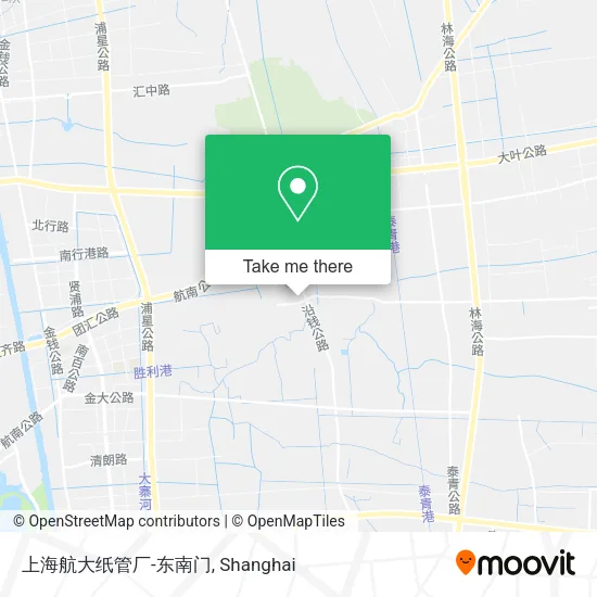 上海航大纸管厂-东南门 map