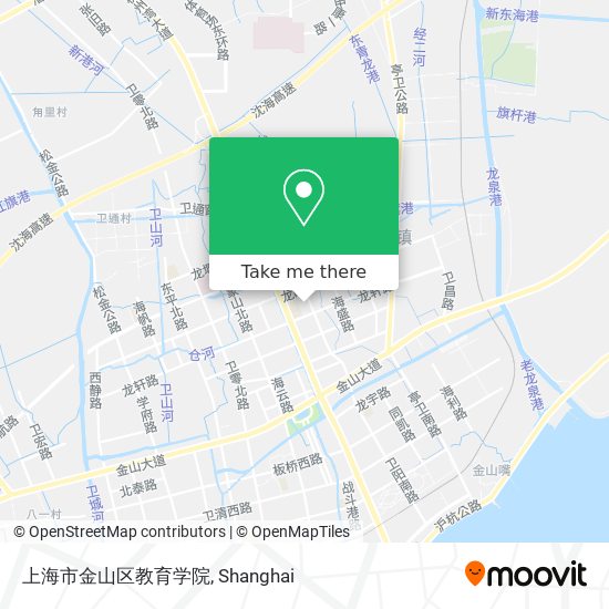 上海市金山区教育学院 map