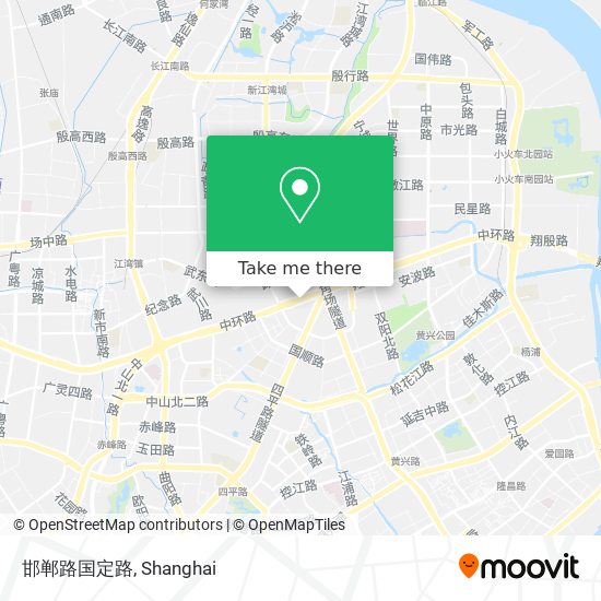 邯郸路国定路 map