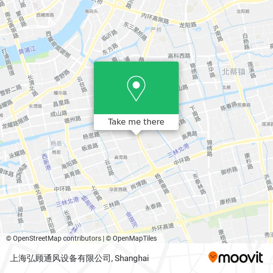 上海弘顾通风设备有限公司 map