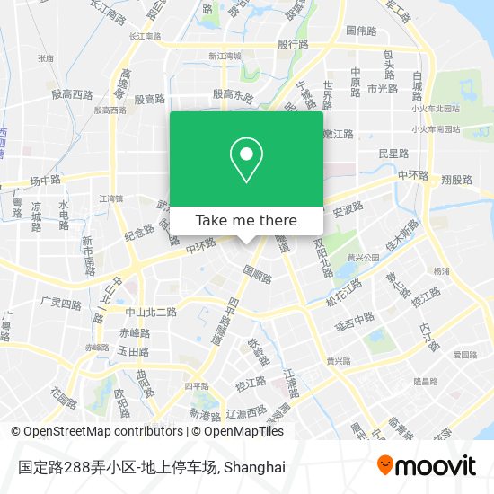 国定路288弄小区-地上停车场 map