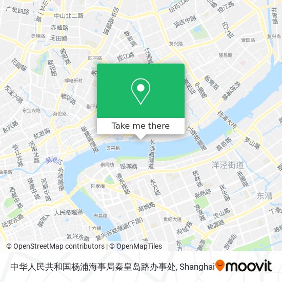 中华人民共和国杨浦海事局秦皇岛路办事处 map