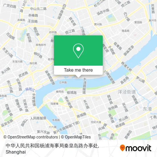 中华人民共和国杨浦海事局秦皇岛路办事处 map