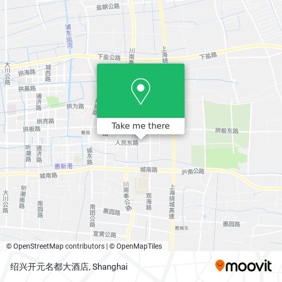 绍兴开元名都大酒店 map