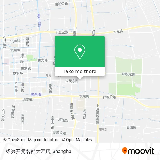 绍兴开元名都大酒店 map