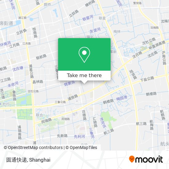 圆通快递 map