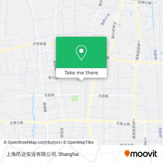 上海昂达实业有限公司 map