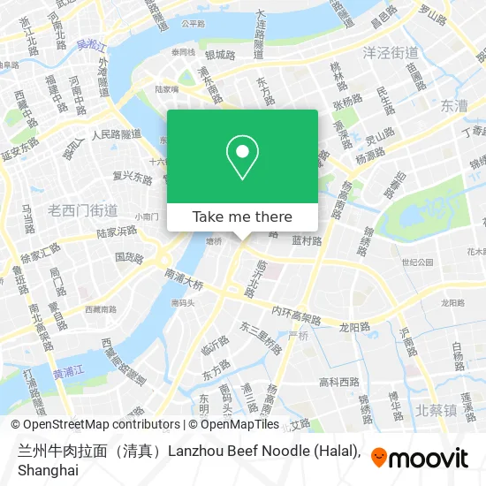 兰州牛肉拉面（清真）Lanzhou Beef Noodle (Halal) map