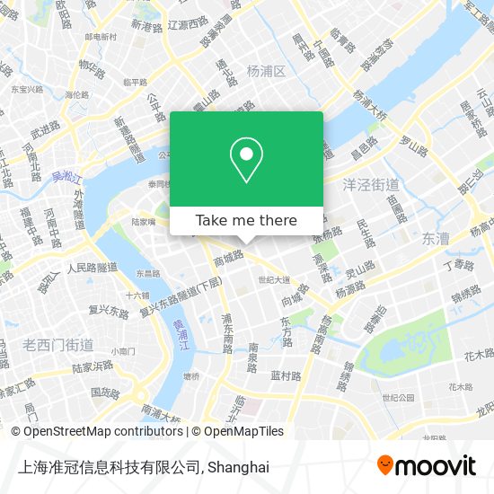 上海准冠信息科技有限公司 map