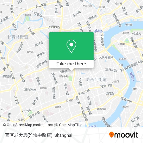 西区老大房(淮海中路店) map