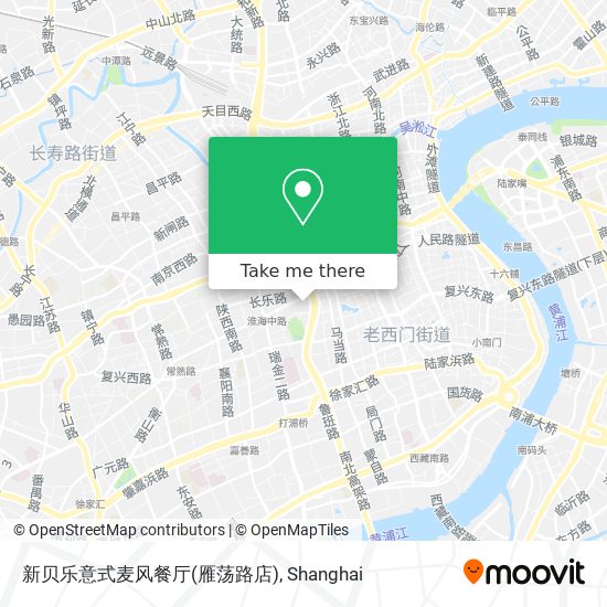 新贝乐意式麦风餐厅(雁荡路店) map