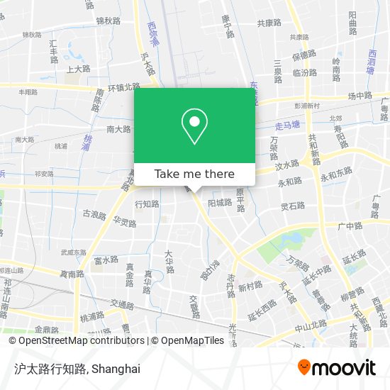 沪太路行知路 map