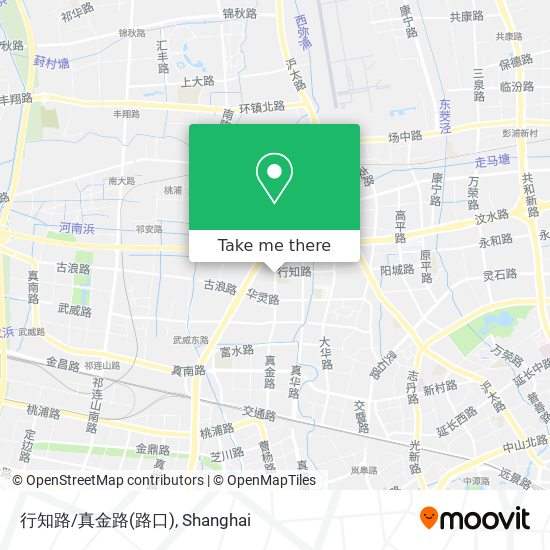 行知路/真金路(路口) map