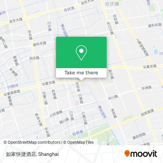 如家快捷酒店 map