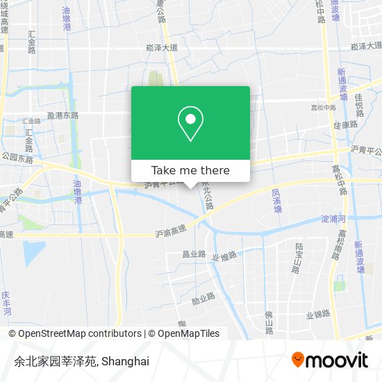 余北家园莘泽苑 map
