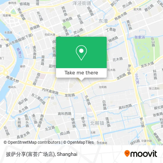 披萨分享(富荟广场店) map