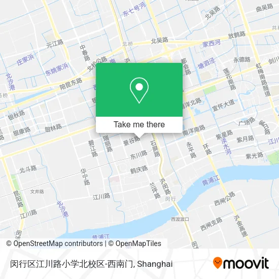 闵行区江川路小学北校区-西南门 map