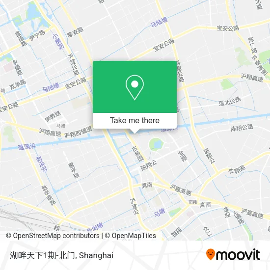湖畔天下1期-北门 map