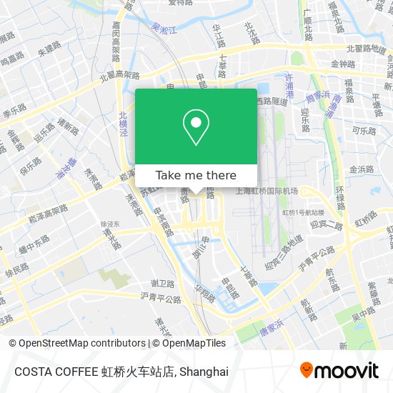 COSTA COFFEE 虹桥火车站店 map