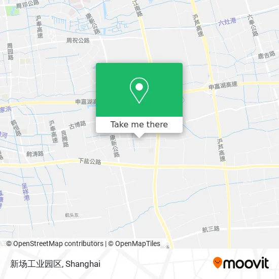 新场工业园区 map