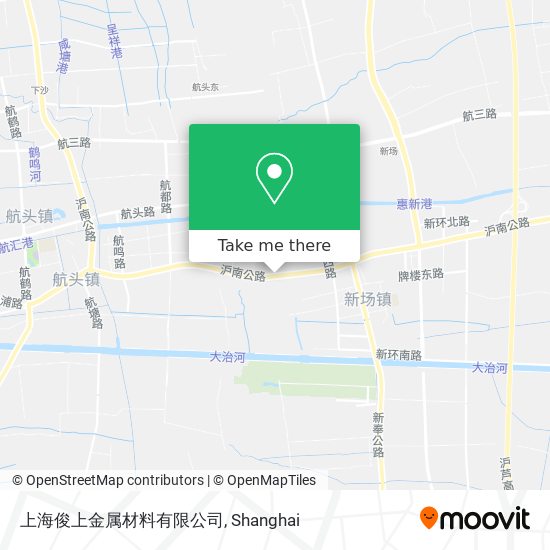 上海俊上金属材料有限公司 map