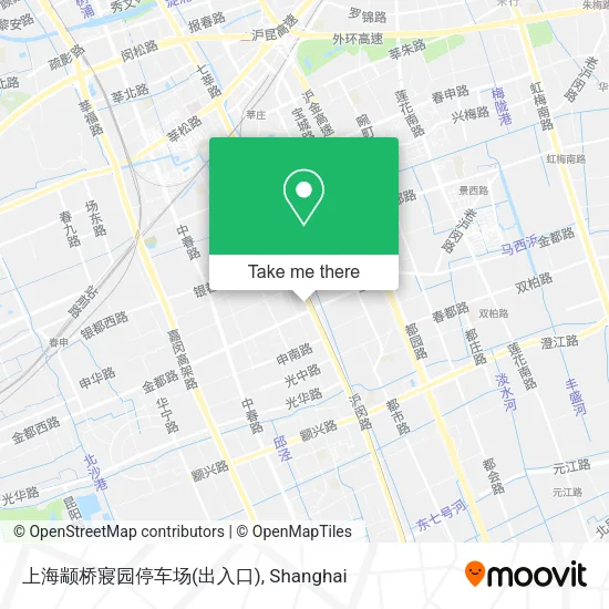 上海颛桥寢园停车场(出入口) map