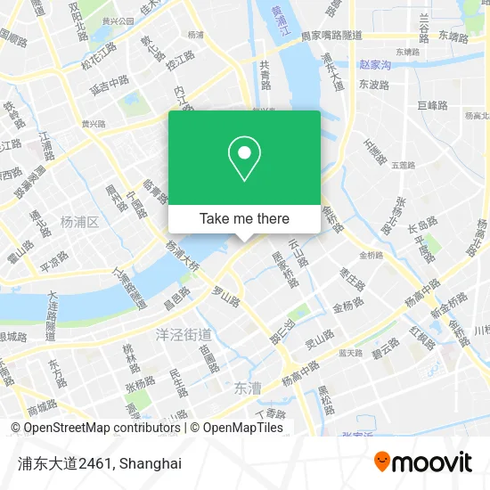 浦东大道2461 map