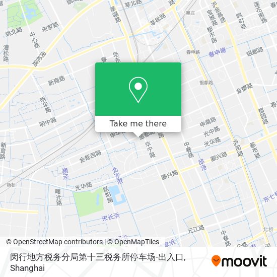 闵行地方税务分局第十三税务所停车场-出入口 map