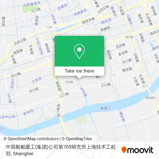 中国船舶重工(集团)公司第705研究所上海技术工程部 map