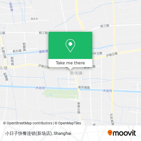 小日子快餐连锁(新场店) map