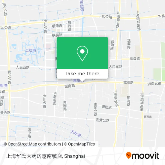 上海华氏大药房惠南镇店 map