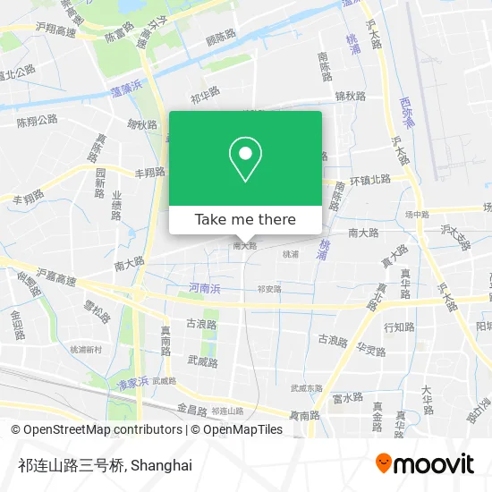 祁连山路三号桥 map