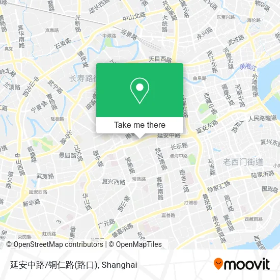 延安中路/铜仁路(路口) map