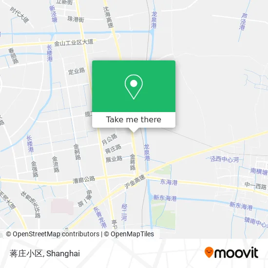 蒋庄小区 map
