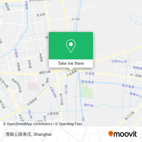 漕廊公路蒋庄 map