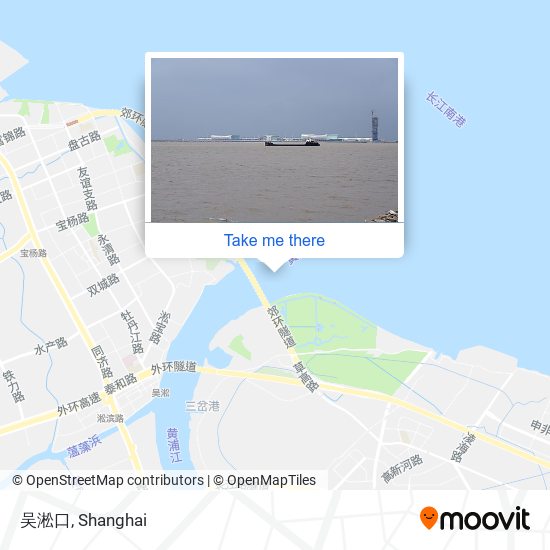 吴淞口 map
