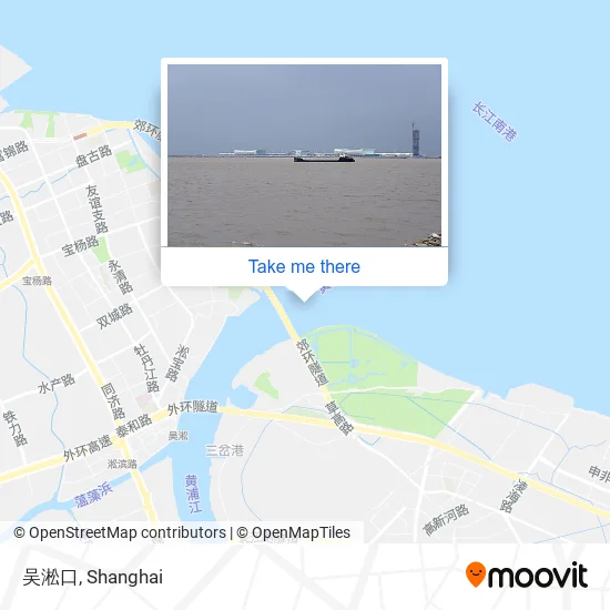 吴淞口 map