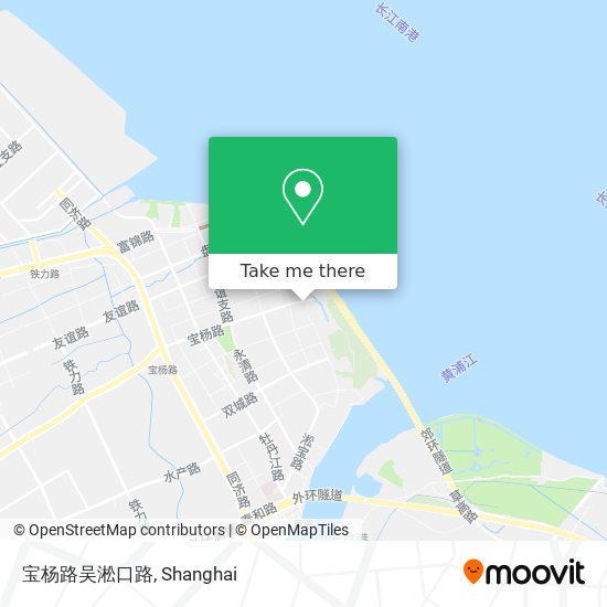 宝杨路吴淞口路 map