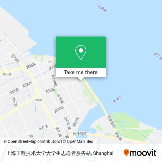 上海工程技术大学大学生志愿者服务站 map