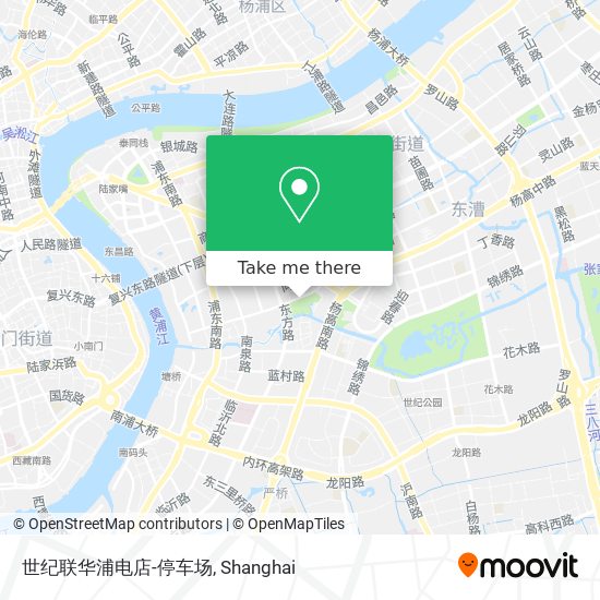 世纪联华浦电店-停车场 map