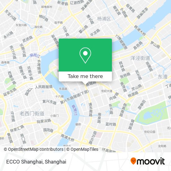 ECCO Shanghai map
